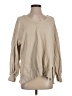 Pilcro 100% Cotton Tan Sweatshirt Size S - photo 1