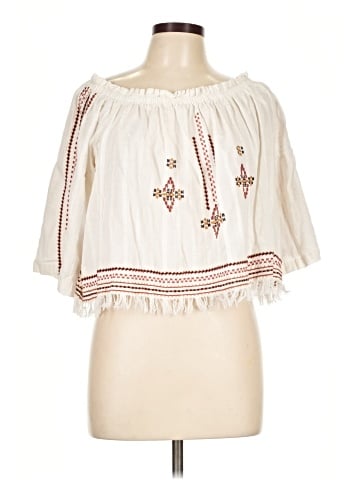 Topshop 3/4 Sleeve Blouse (view 1)