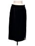 J.Crew Solid Black Casual Skirt Size L - photo 2