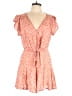 Xhilaration 100% Rayon Hearts Pink Romper Size M - photo 1