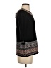 Sleeping On Snow Black 3/4 Sleeve Top Size XS - photo 4