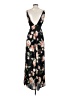 Unbranded 100% Polyester Floral Black Casual Dress Size XS - photo 2