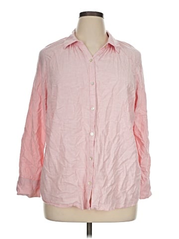 Laura Ashley Long Sleeve Button-Down Shirt (view 1)