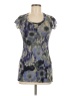 Bisou Bisou 100% Polyester Blue Short Sleeve Top Size M - photo 1
