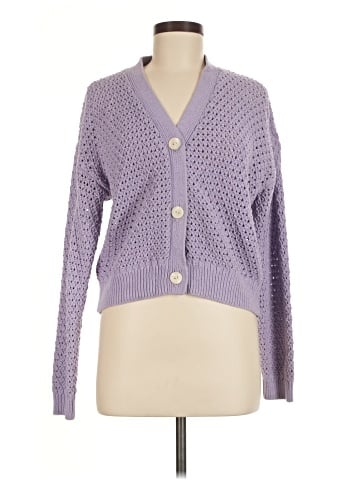 Madewell Open-Stitch Crop Cardigan Sweater (view 1)