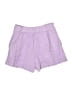 Ann Taylor LOFT Solid Purple Shorts Size XS - photo 2