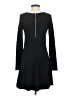 Express Solid Black Casual Dress Size XS - photo 2