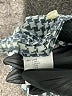 Capri 100% Linen Houndstooth Gray Long Sleeve Blouse Size L - photo 8