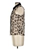 Charlotte Russe 100% Polyester Animal Print Tan Sleeveless Blouse Size S - photo 5