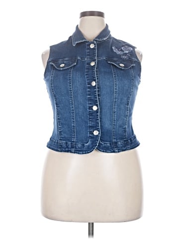 Allison Daley Denim Vest (view 1)