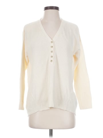 Madewell Asherton Waffle Henley Sweater (view 1)