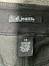 d.jeans Solid Black Shorts Size 12 - photo 3