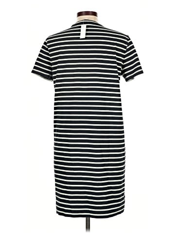 Madewell Mini Tee Dress in Stripe (view 2)