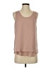 Violet & Claire Tan Sleeveless Blouse Size S - photo 1