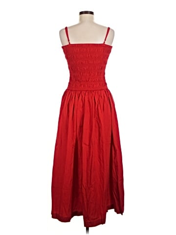 Madewell Poplin Smocked Maxi Dress (view 2)