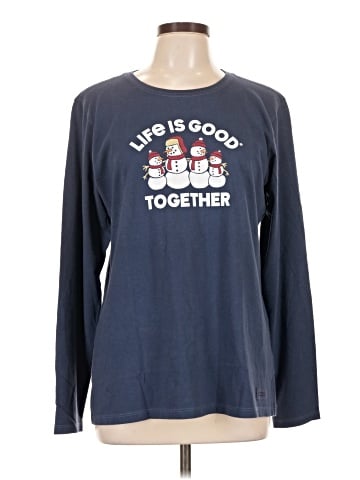 Life Is Good Long Sleeve Top (view 1)