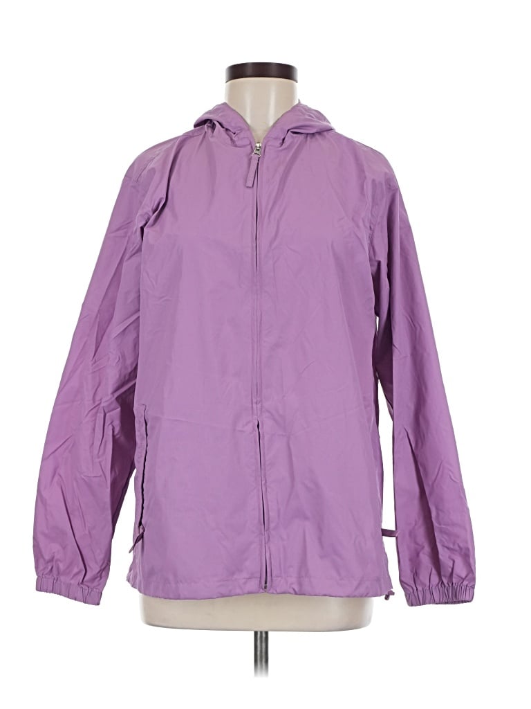 Pre-owned L.l.bean Zip Up Hoodie In Purple