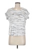 Danskin Metallic Silver Short Sleeve T-Shirt Size M - photo 1