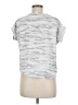 Danskin Metallic Silver Short Sleeve T-Shirt Size M - photo 2