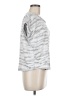 Danskin Metallic Silver Short Sleeve T-Shirt Size M - photo 4
