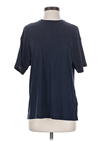 Madewell Linen-Blend Crewneck Oversized Tee (view 1)