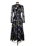 Ann Taylor LOFT 100% Polyester Paisley Blue Casual Dress Size 0 - photo 2