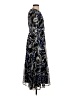 Ann Taylor LOFT 100% Polyester Paisley Blue Casual Dress Size 0 - photo 4