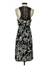 Elle Paisley Black Cocktail Dress Size M - photo 2