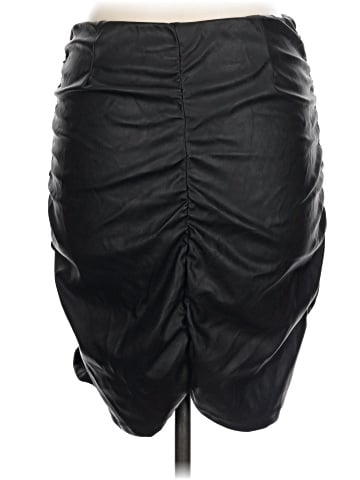 ASOS Design Faux Leather Skirt (view 2)