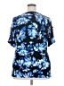 Avenue Blue Short Sleeve Blouse Size 18 Plus - photo 2