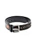 True Religion Black Leather Belt Size 30 waist - photo 1
