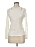 BCBGMAXAZRIA Ivory Long Sleeve Top Size M - photo 1