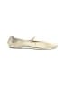 Jeffrey Campbell Metallic Gold Ivory Flats Size 7 - photo 1