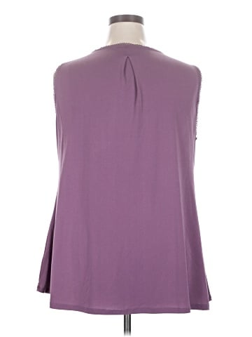 Roz & Ali Sleeveless Blouse (view 2)