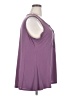 Roz & Ali 100% Polyester Purple Sleeveless Blouse Size 2X - photo 4