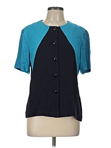 Leslie Fay Short Sleeve Blouse (view 1)