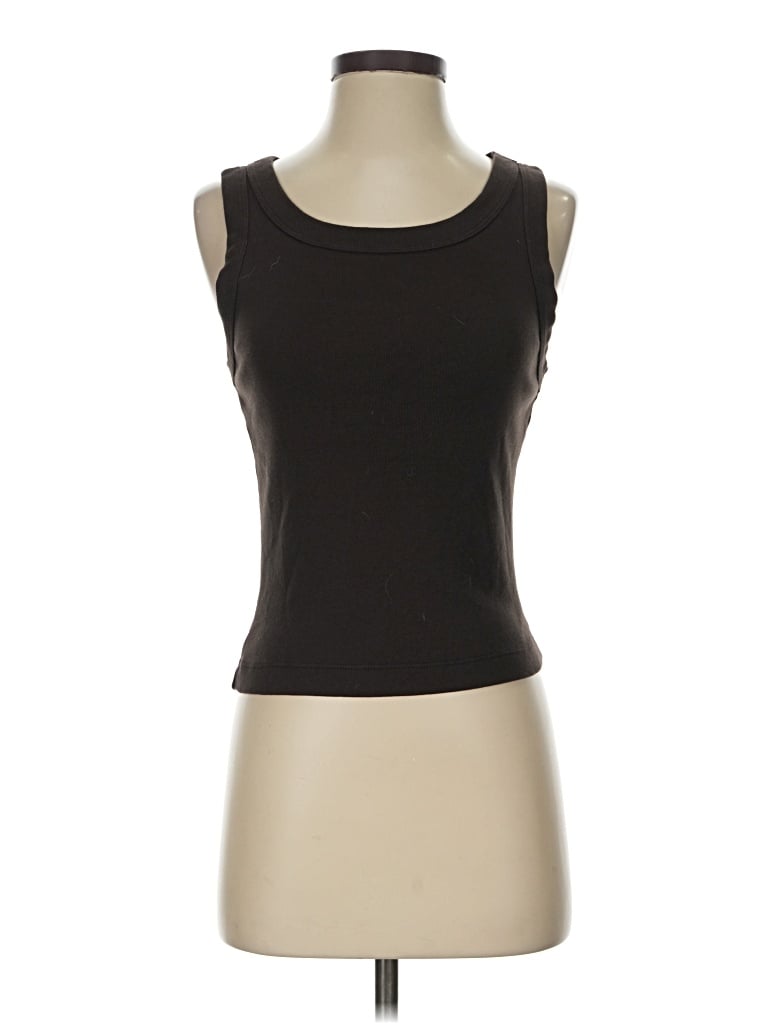 Pre-owned Michael Stars Sleeveless T-shirt In Black
