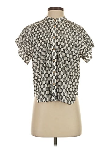 Pilcro Short Sleeve Blouse (view 1)