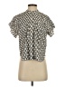 Pilcro Houndstooth Ivory Short Sleeve Blouse Size XS - photo 1