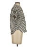 Pilcro Houndstooth Ivory Short Sleeve Blouse Size XS - photo 4