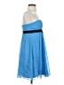 BCBGMAXAZRIA 100% Silk Blue Cocktail Dress Size 6 - photo 4
