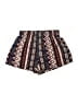 Shein Print Burgundy Shorts Size 4 - photo 1