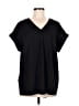 Soft Surroundings Black Short Sleeve Blouse Size M - photo 1