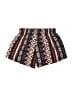 Shein Print Burgundy Shorts Size 4 - photo 2