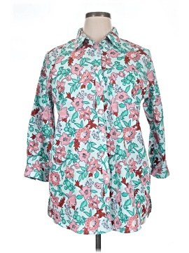 Lands' End 3/4 Sleeve Button Down Shirt