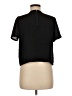 Valette 100% Polyester Black Short Sleeve Top Size M - photo 2