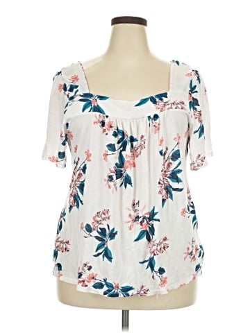 Lucky Brand Short Sleeve Blouse (view 1)