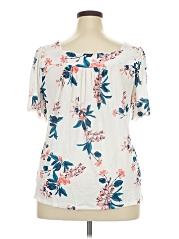 Lucky Brand Short Sleeve Blouse (view 2)