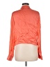 Wilfred 100% Cupro Orange Long Sleeve Blouse Size M - photo 2