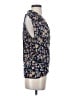 Vince Camuto Floral Blue Sleeveless Blouse Size S - photo 4